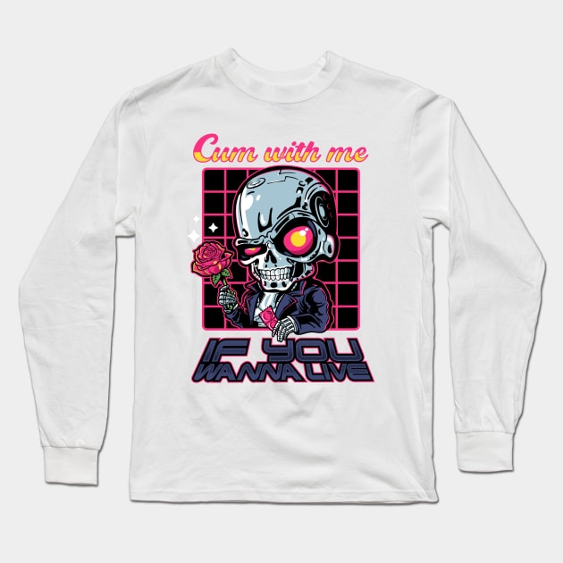 Sexy Machine v2 Long Sleeve T-Shirt by demonigote